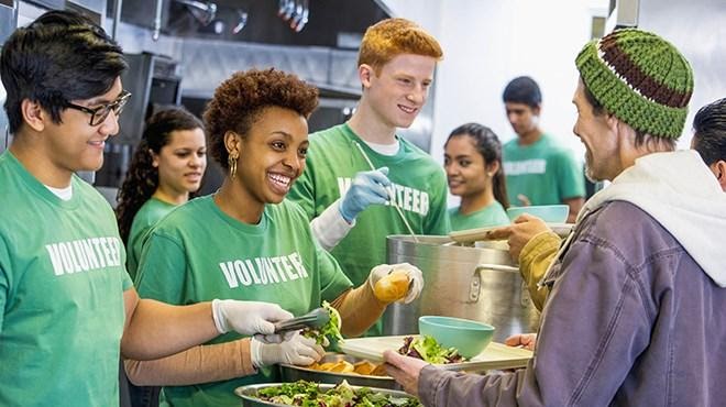 Try volunteer to be more kind
